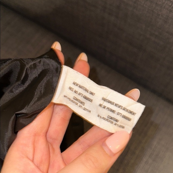 The Body Shop Black Tote with Green Leaf Design - Picture 6 of 7